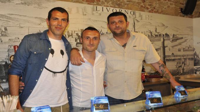 Luca Mazzoni, Andrea Luci e Massimiliano Frasca