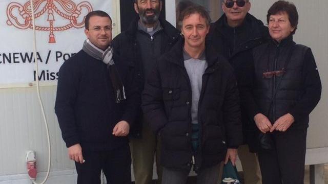 La delegazione del Movimento Shalom alla clinica di Mart-Shmony