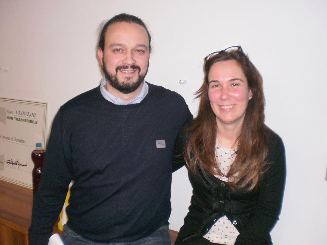 Alan Fabbri e Cristina Coletti
