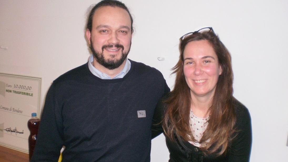Alan Fabbri e Cristina Coletti