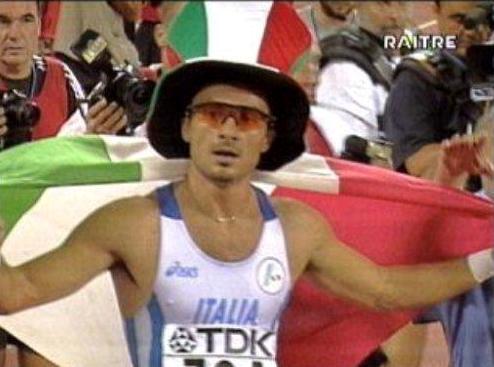 L'ex campione di atletica Fabrizio Mori