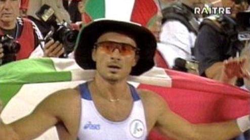 L'ex campione di atletica Fabrizio Mori