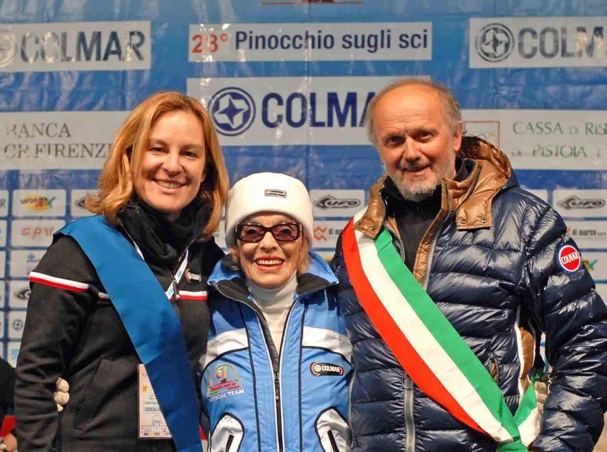 Giampiero Danti con Federica Fratoni e Celina Seghi in una precedente edizione del Pinocchio