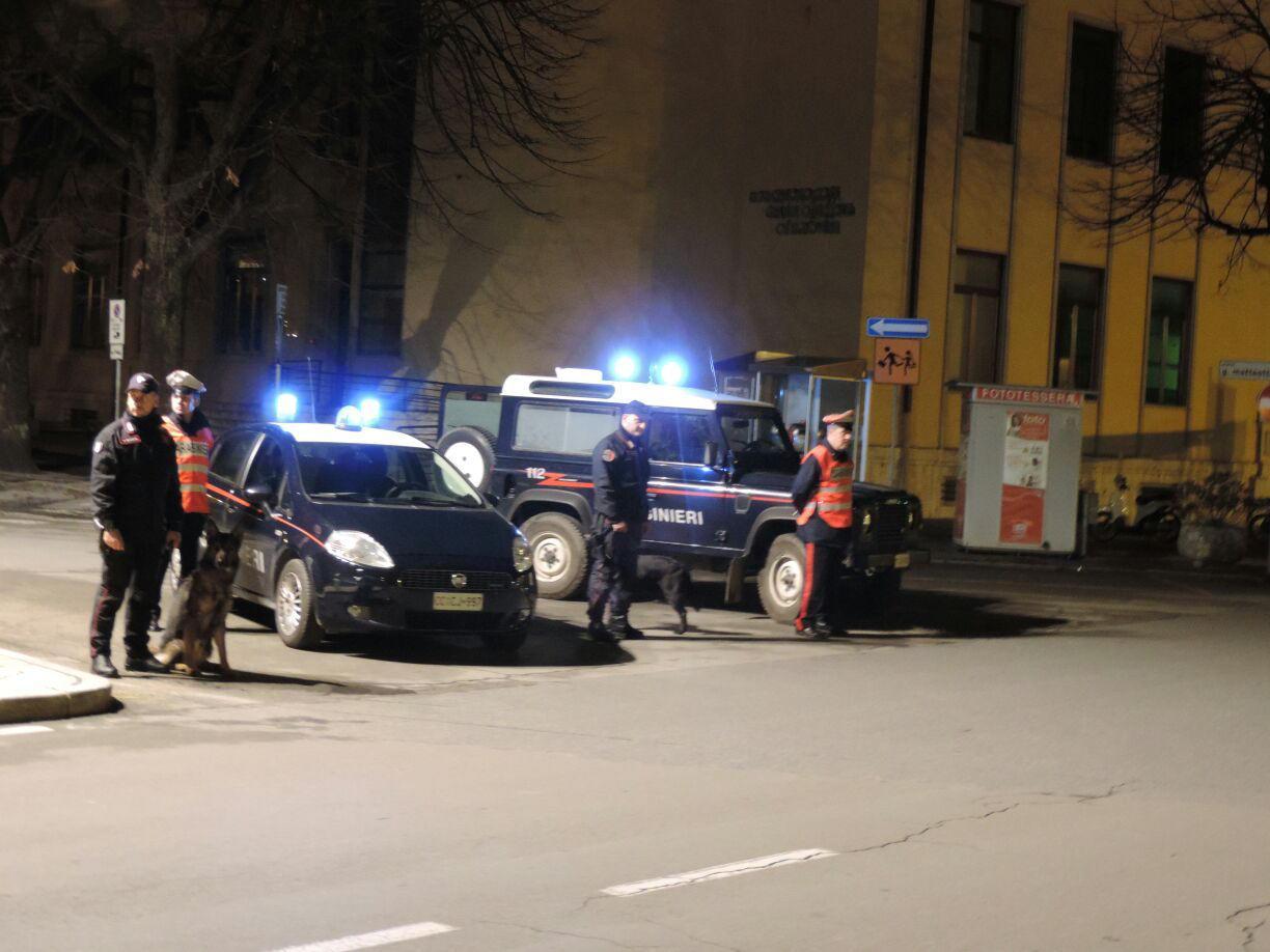 Le pattuglie dei carabinieri
