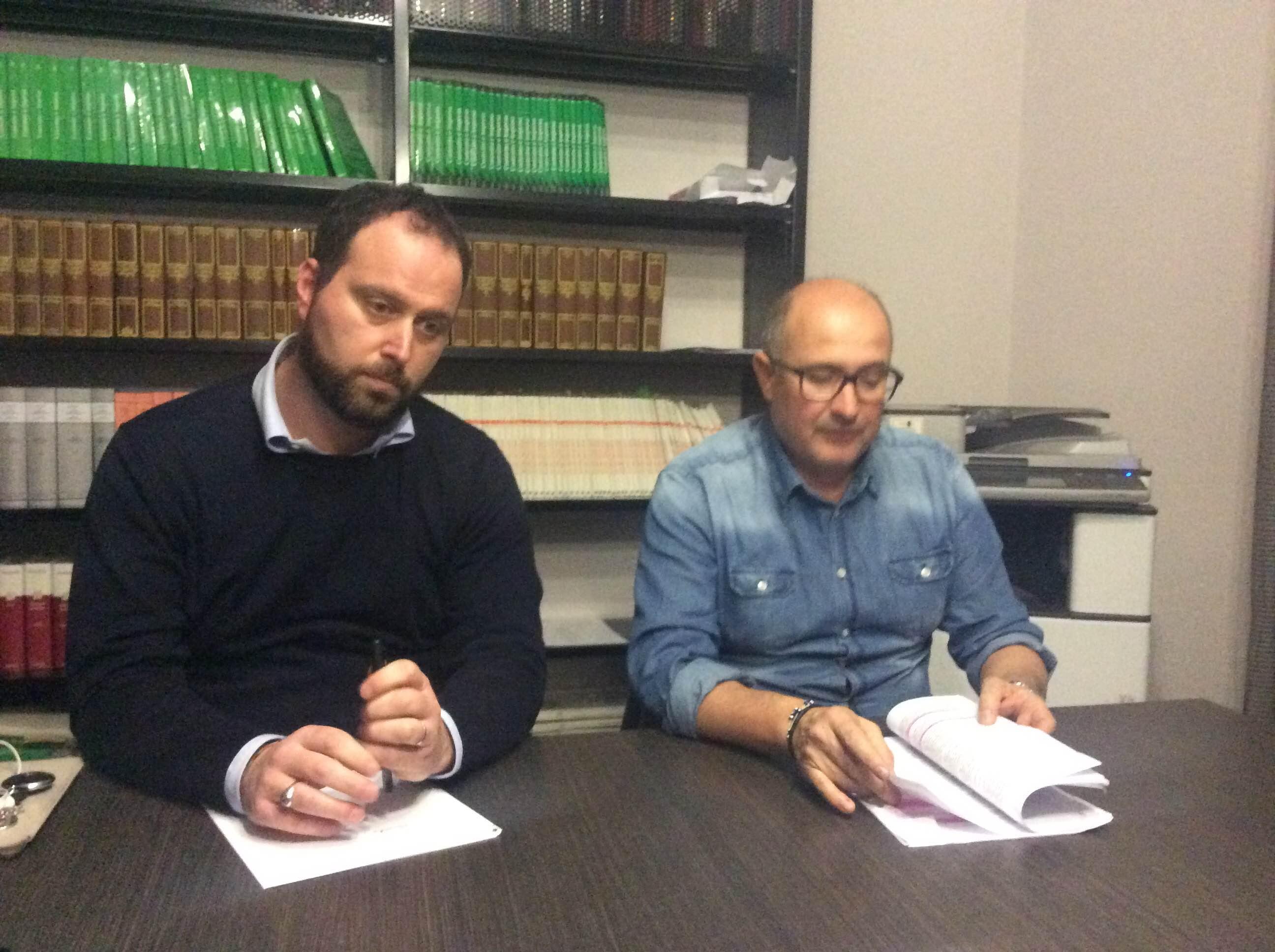 Da sinistra Massimo Piazzini e Alessandro Murratzu