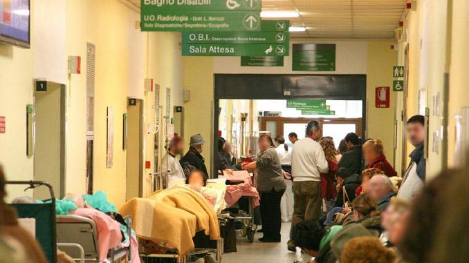 Un pronto soccorso affollato in Toscana