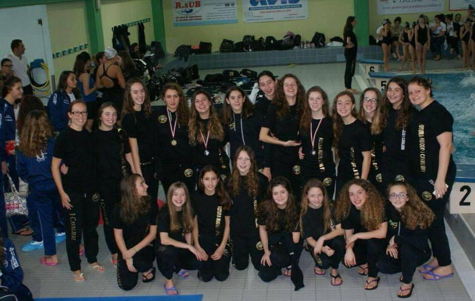 Sette sincronette ai campionati italiani 