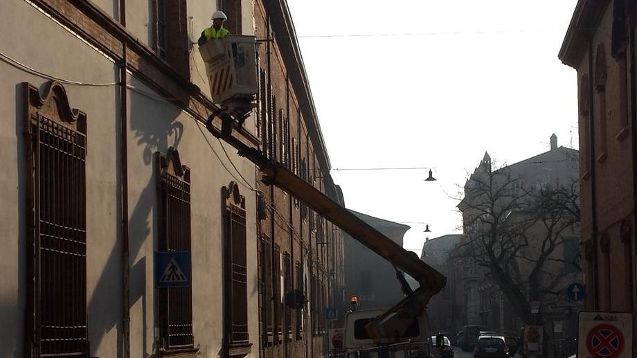 Nuova illuminazione in via Savonarola