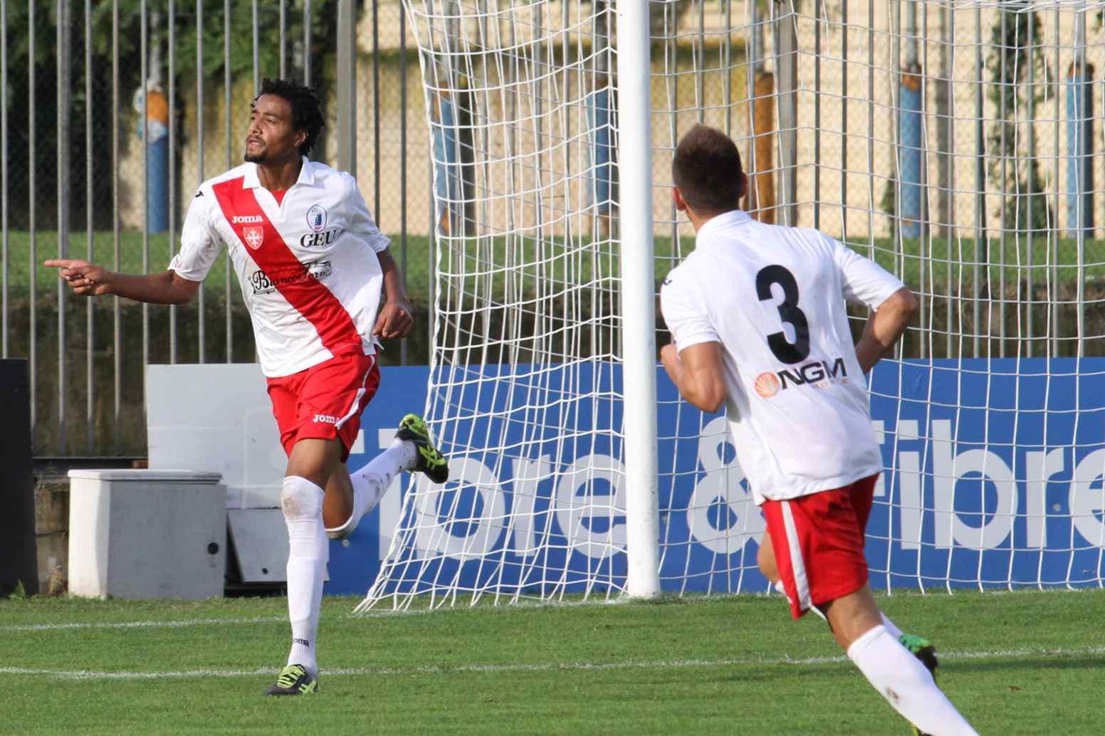 L'esultanza dei nerazzurri dopo un gol (Batavia)