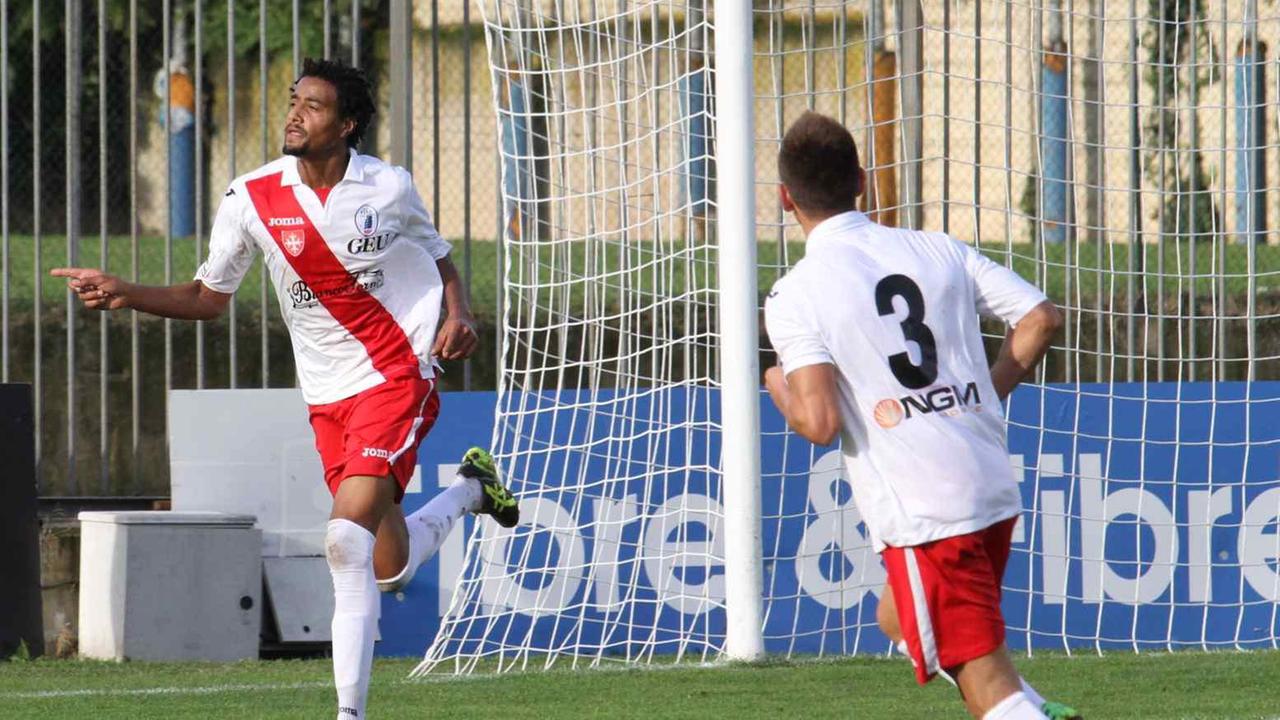 L'esultanza dei nerazzurri dopo un gol (Batavia)
