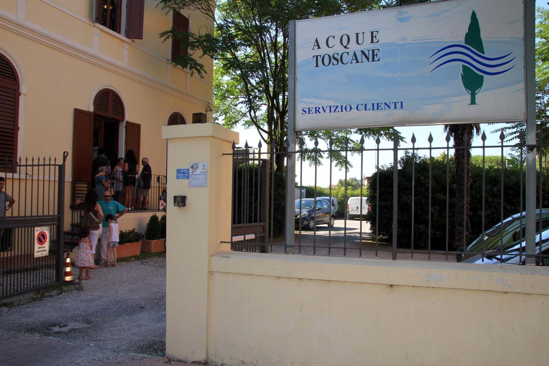 La sede di Acque Toscane a Montecatini