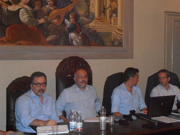 Pedaci con il sindaco Lodi