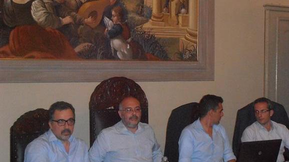 Pedaci con il sindaco Lodi