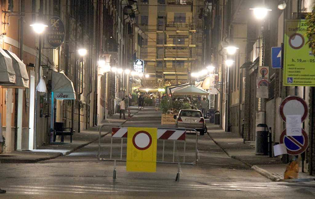 Uno degli ingressi della Ztl 