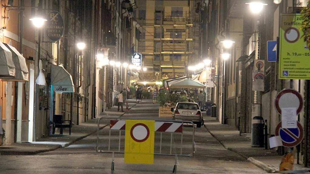Uno degli ingressi della Ztl