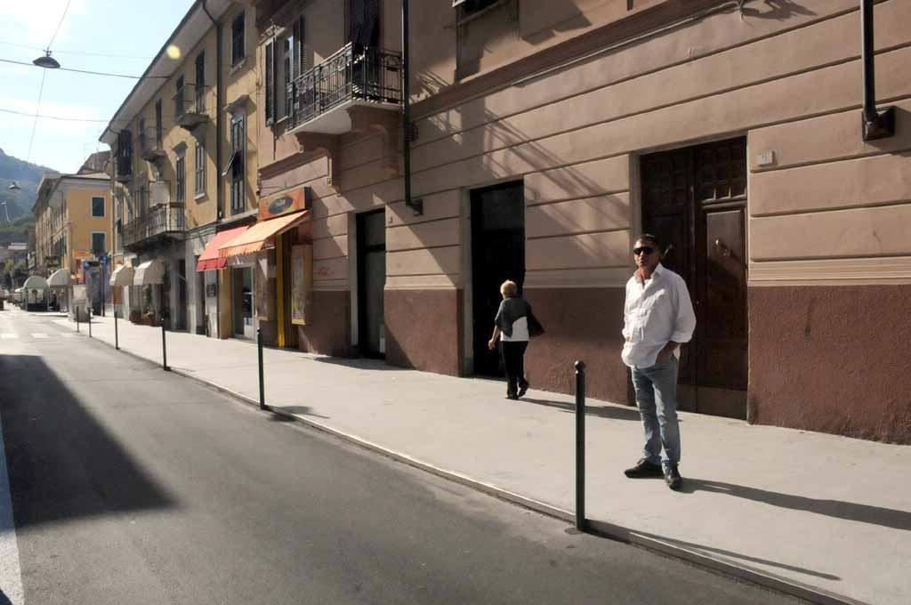 La via Verdi a Carrara