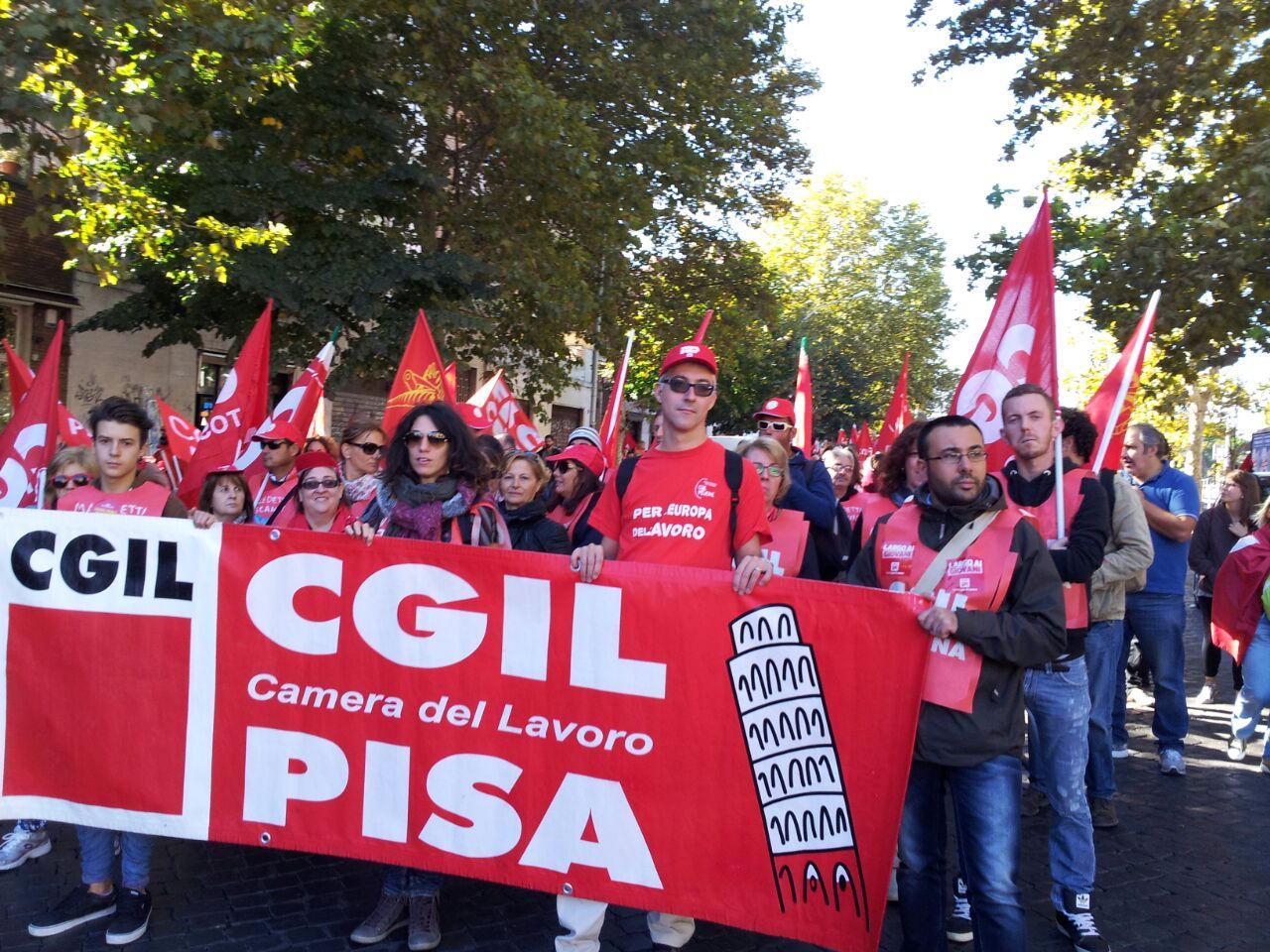Una manifestazione sindacale (foto di repertorio)