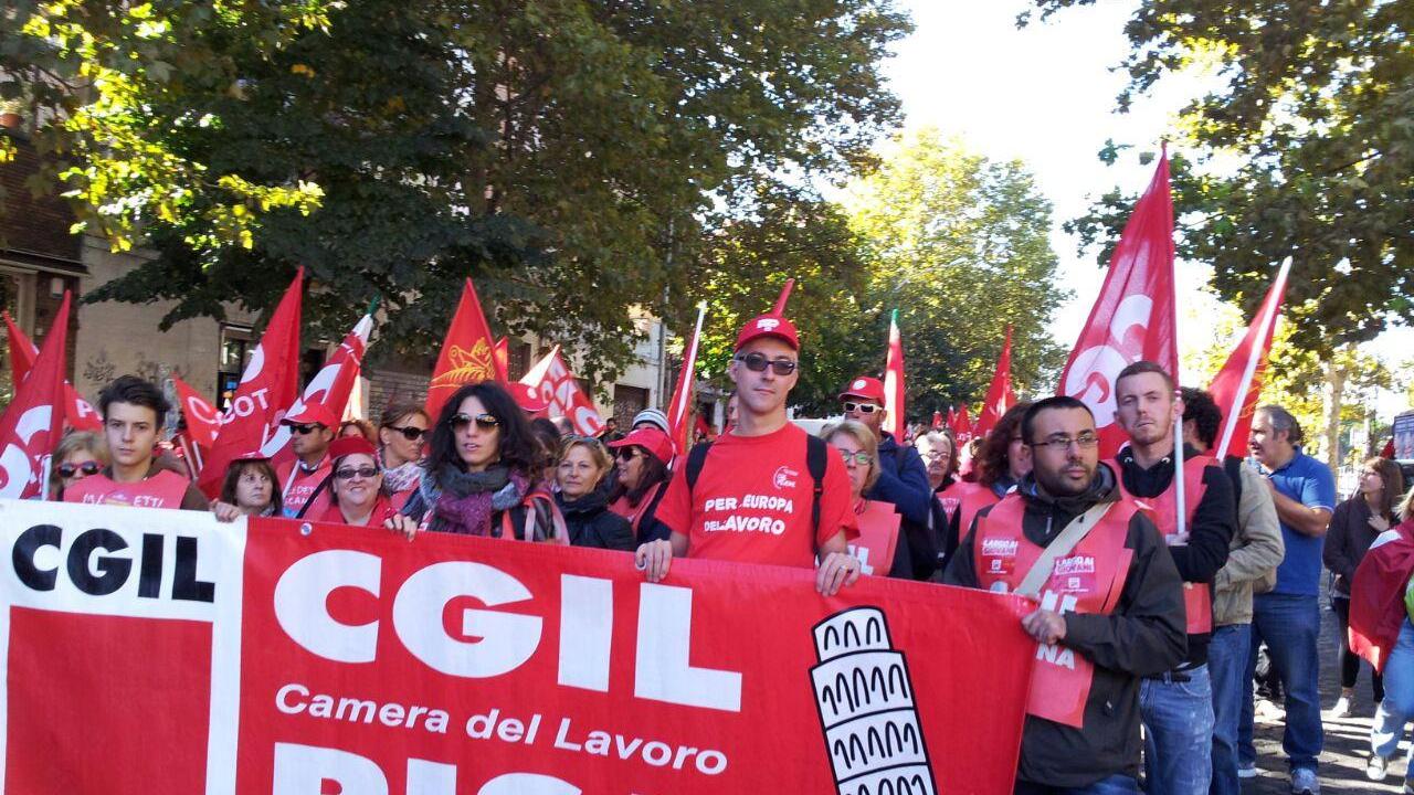 Una manifestazione sindacale (foto di repertorio)