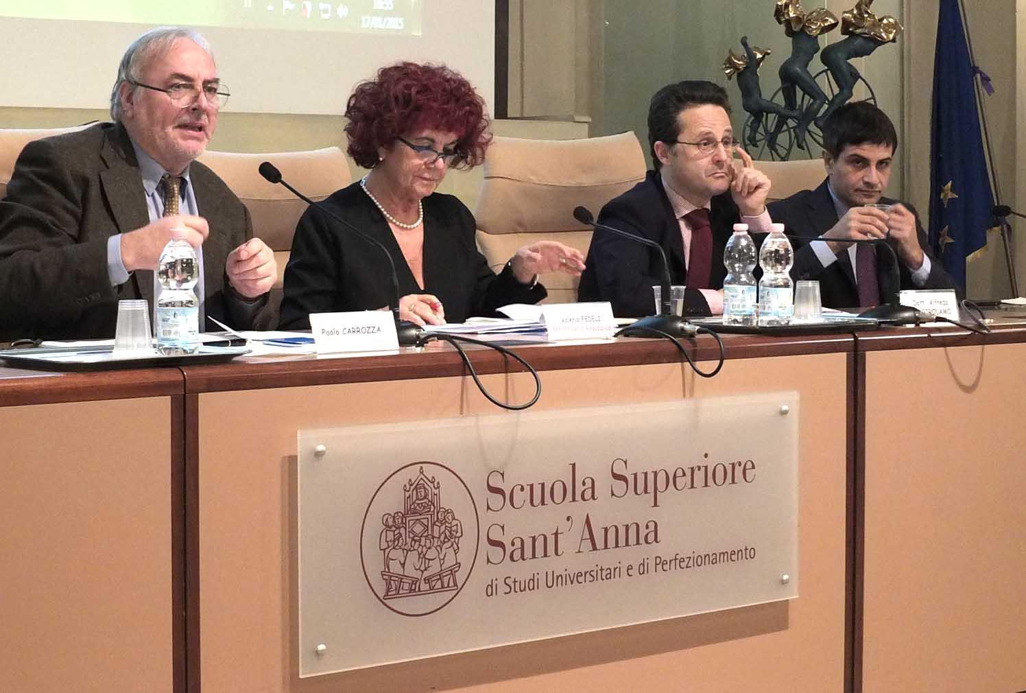 Un momento dell'incontro alla Scuola Sant'Anna