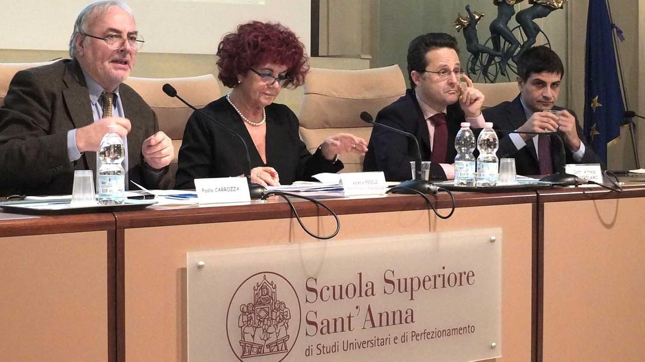 Un momento dell'incontro alla Scuola Sant'Anna