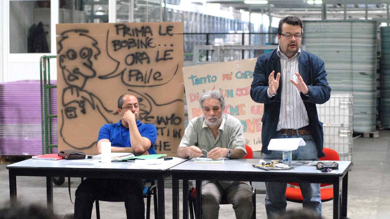 In piedi, a destra, Daniele Gioffredi (foto Gori)