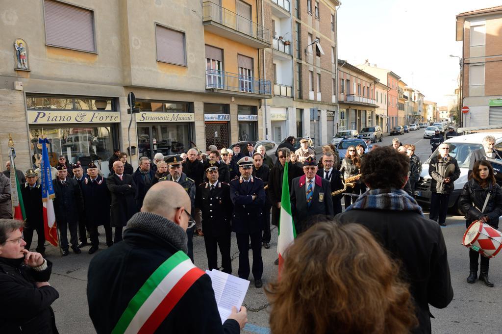 Un momento della cerimonia (foto Stefano Marinari)
