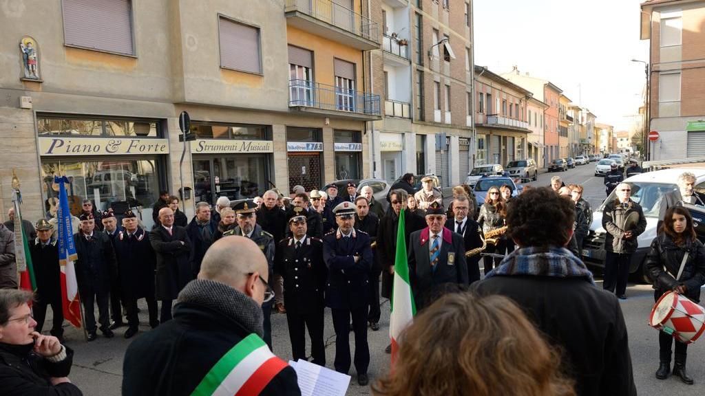 Un momento della cerimonia (foto Stefano Marinari)