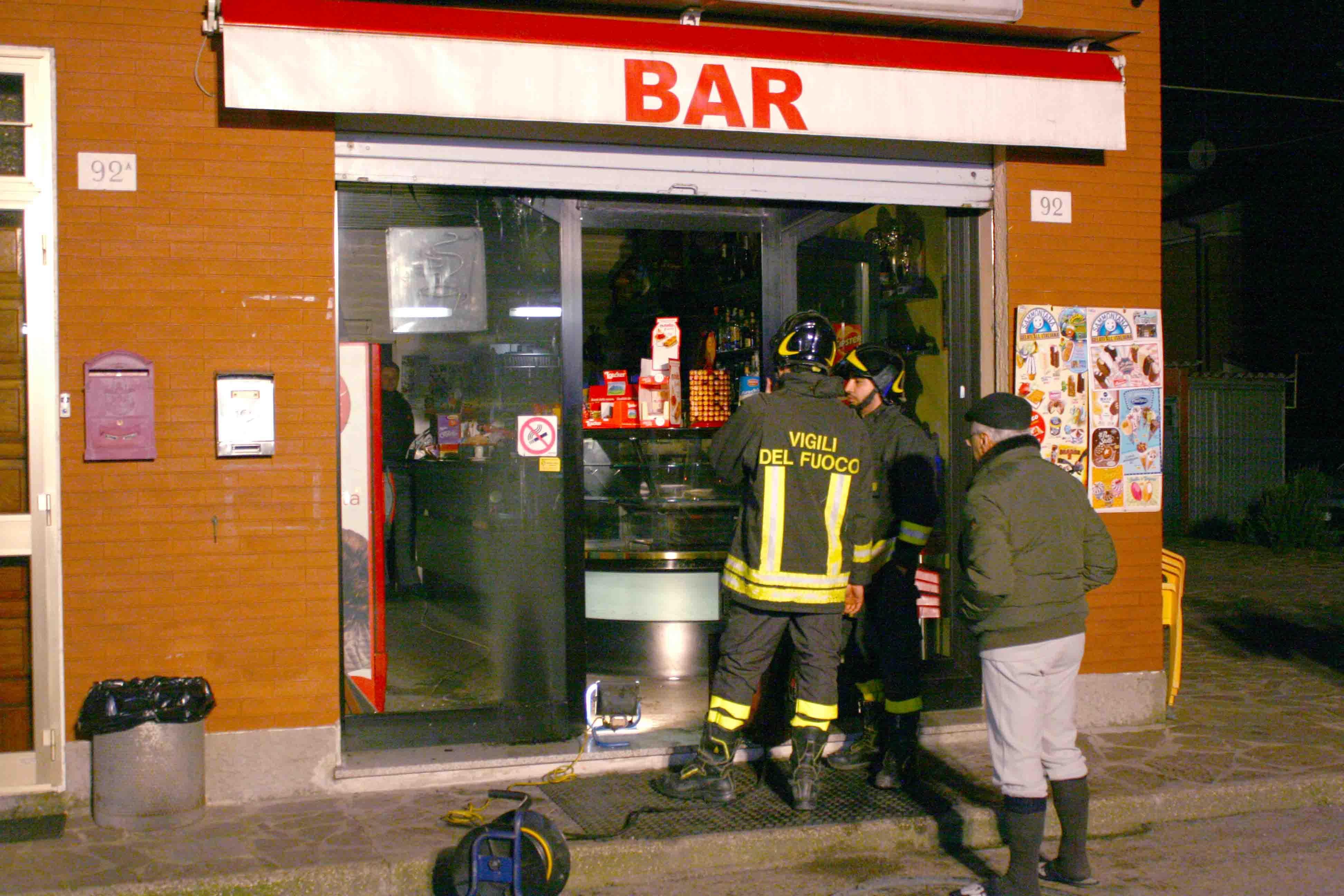 L'intervento dei vigili del fuoco 