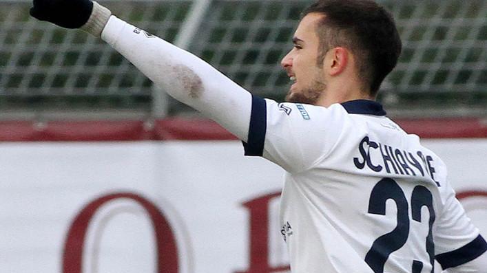 Schiavone, gol con dedica
