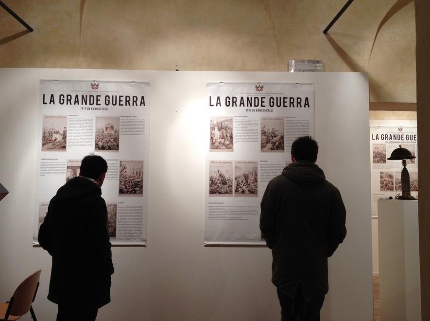 Satira e “inediti” di guerra esposti a palazzo Casotti 