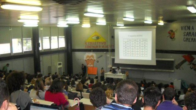 Una lezione all'Università