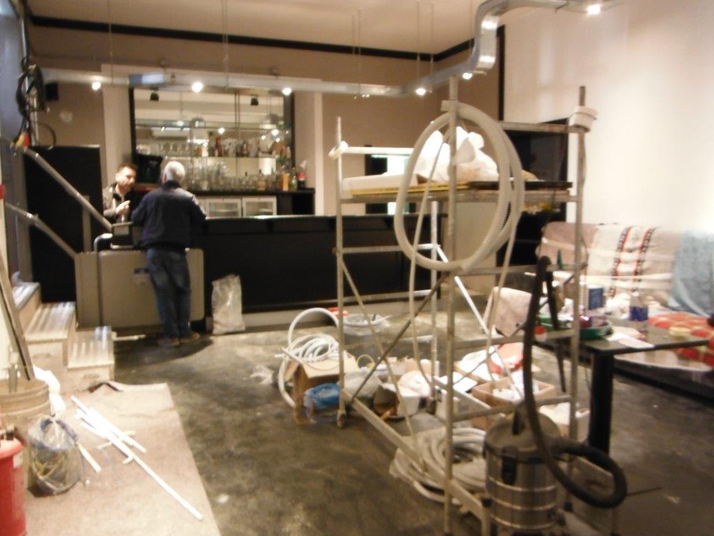 Cantiere aperto in piazza Verdi per il Gattarossa Art Gallery Caffé di Giovanna Manneschi
