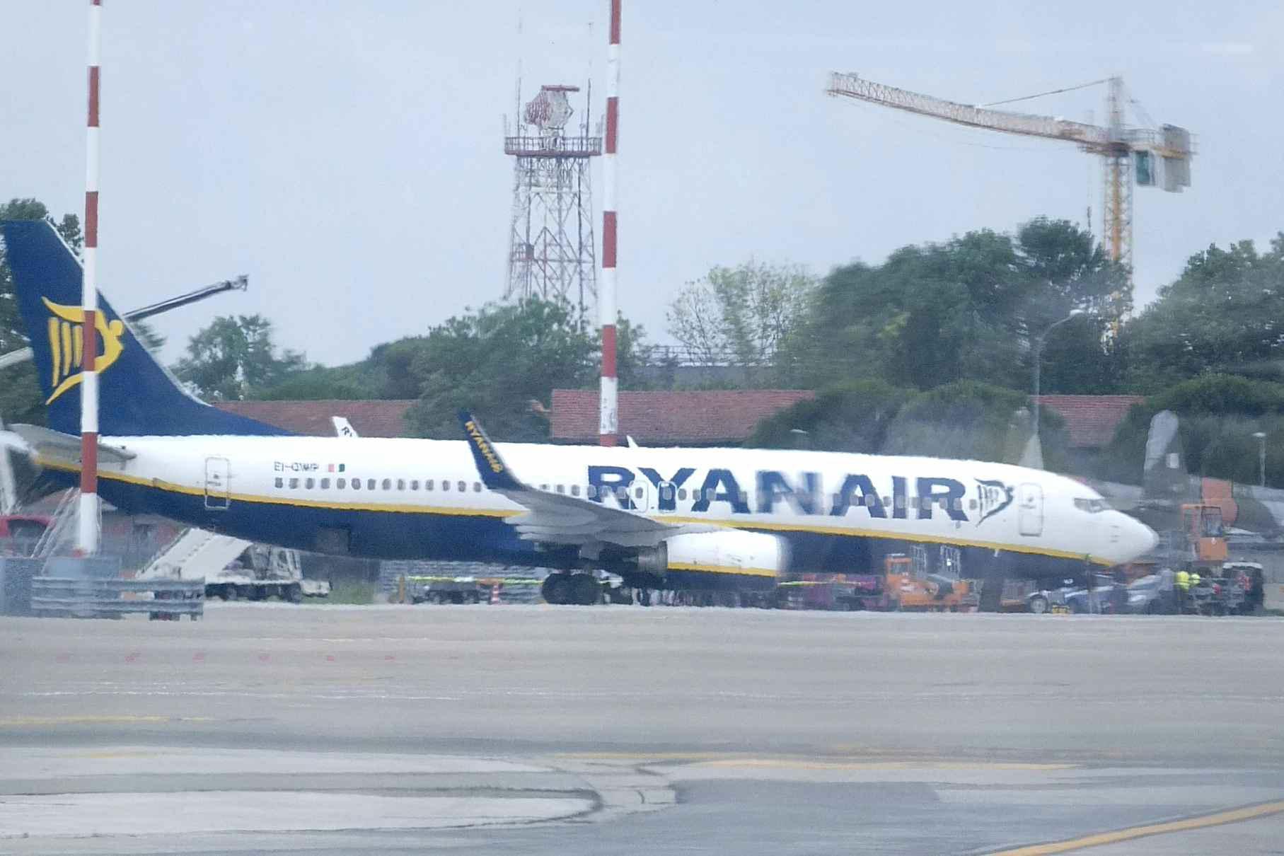 Un velivolo della Ryanair