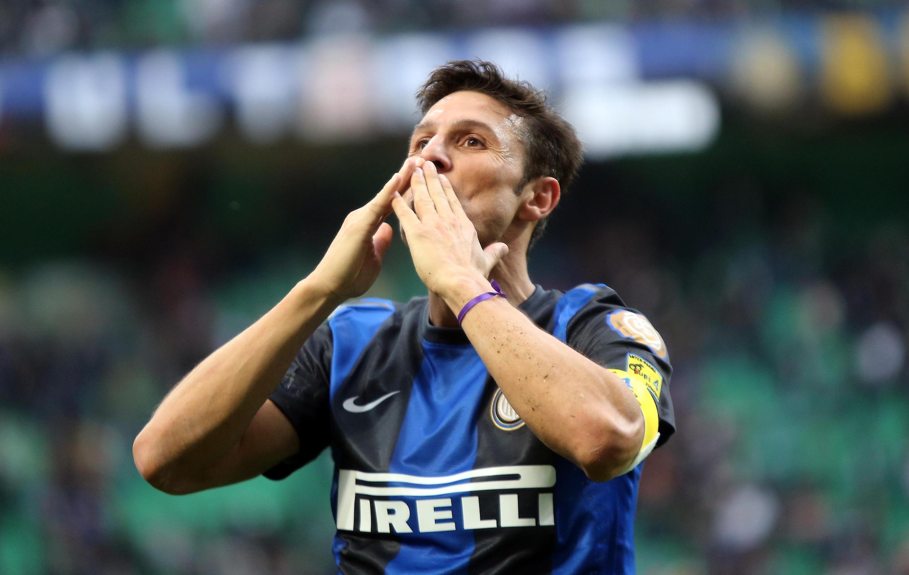 L'ex capitano e ora vicepresidente dell'Inter Javier Zanetti