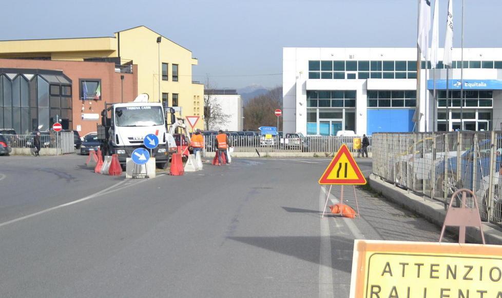 Guamo, aperto il cantiere per la rotatoria 