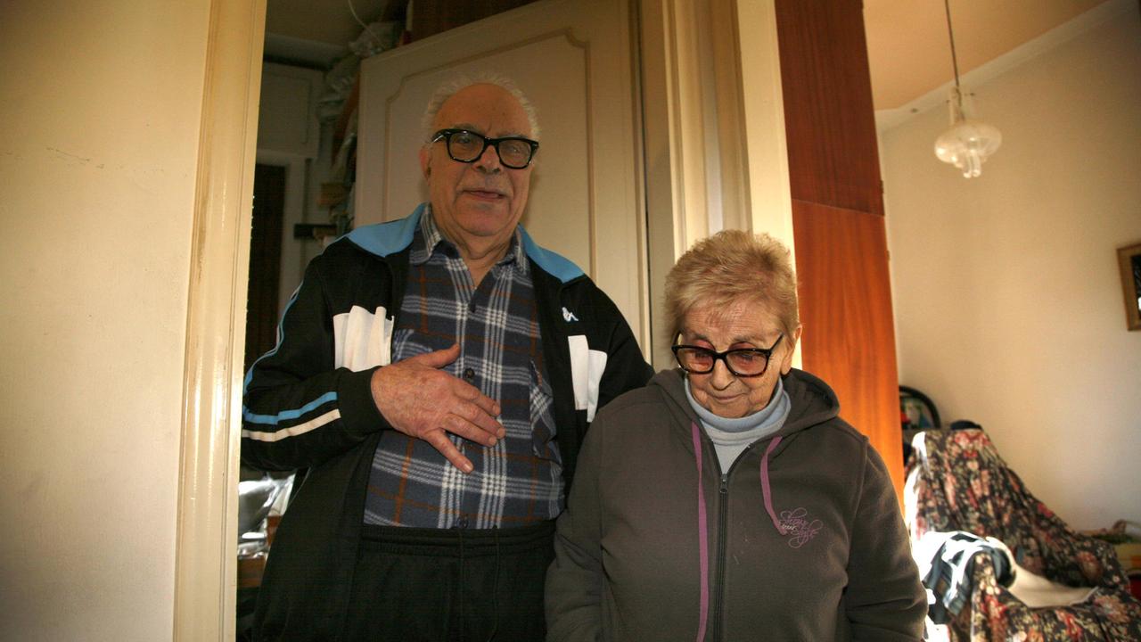I due anziani vittime della rapina