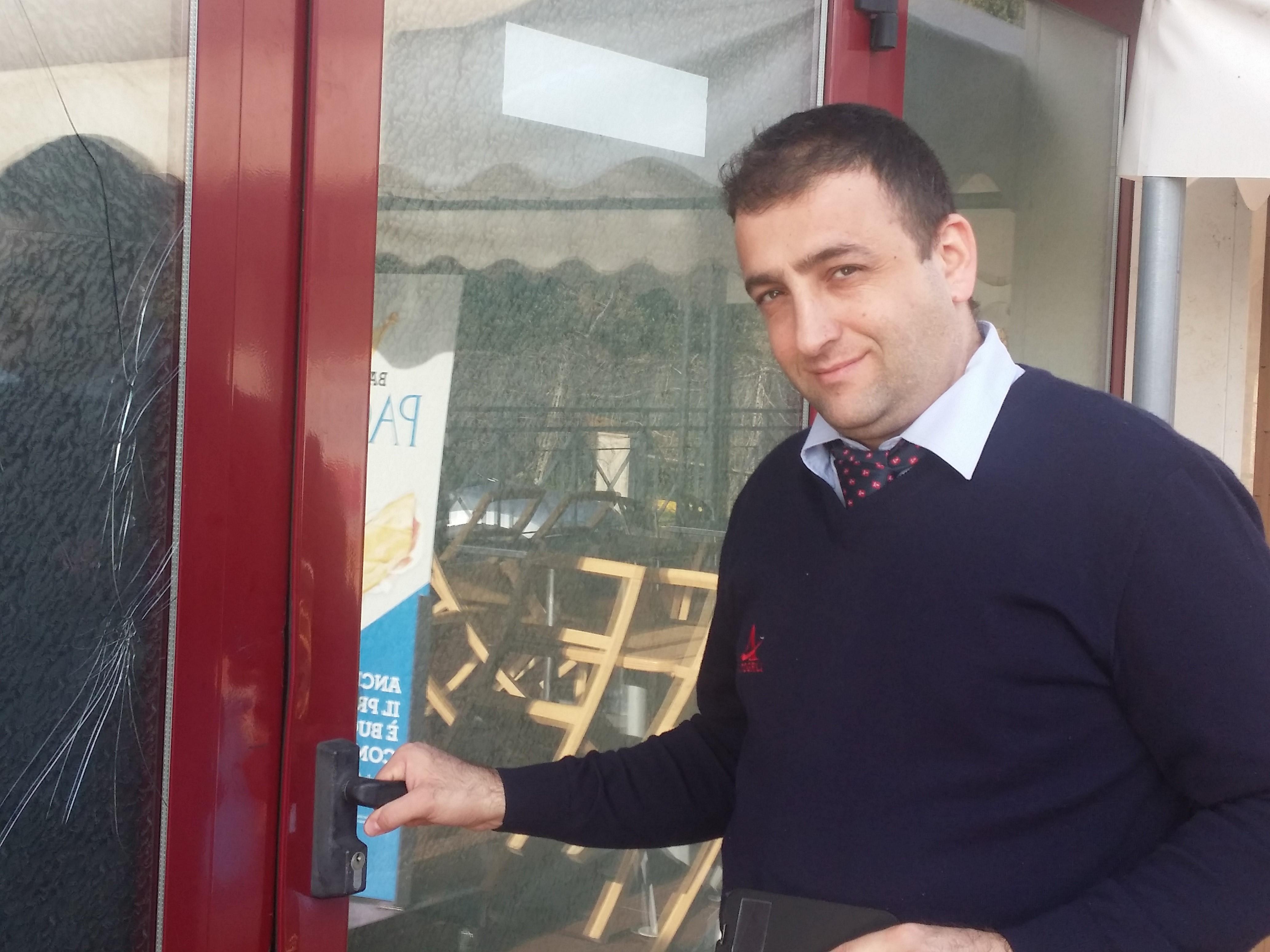 Il direttore dell'autogrill di Fonteblanda Raul Cotichelli (foto Russo)