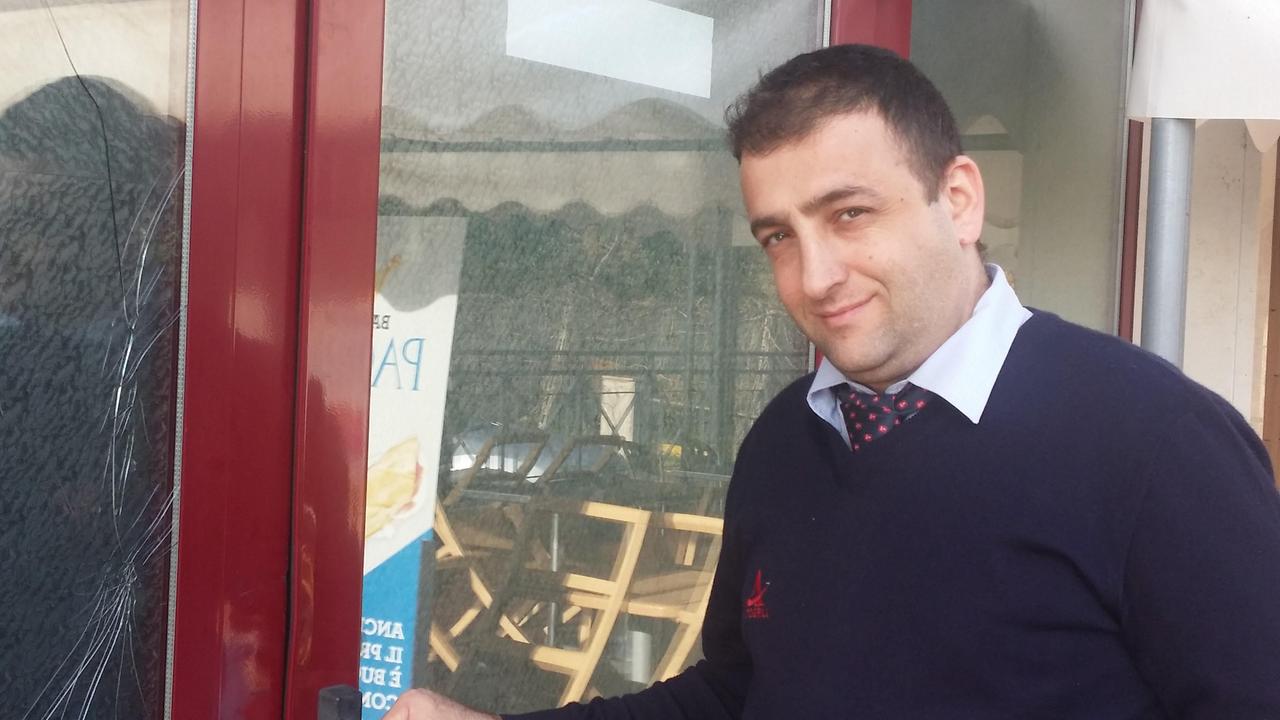 Il direttore dell'autogrill di Fonteblanda Raul Cotichelli (foto Russo)