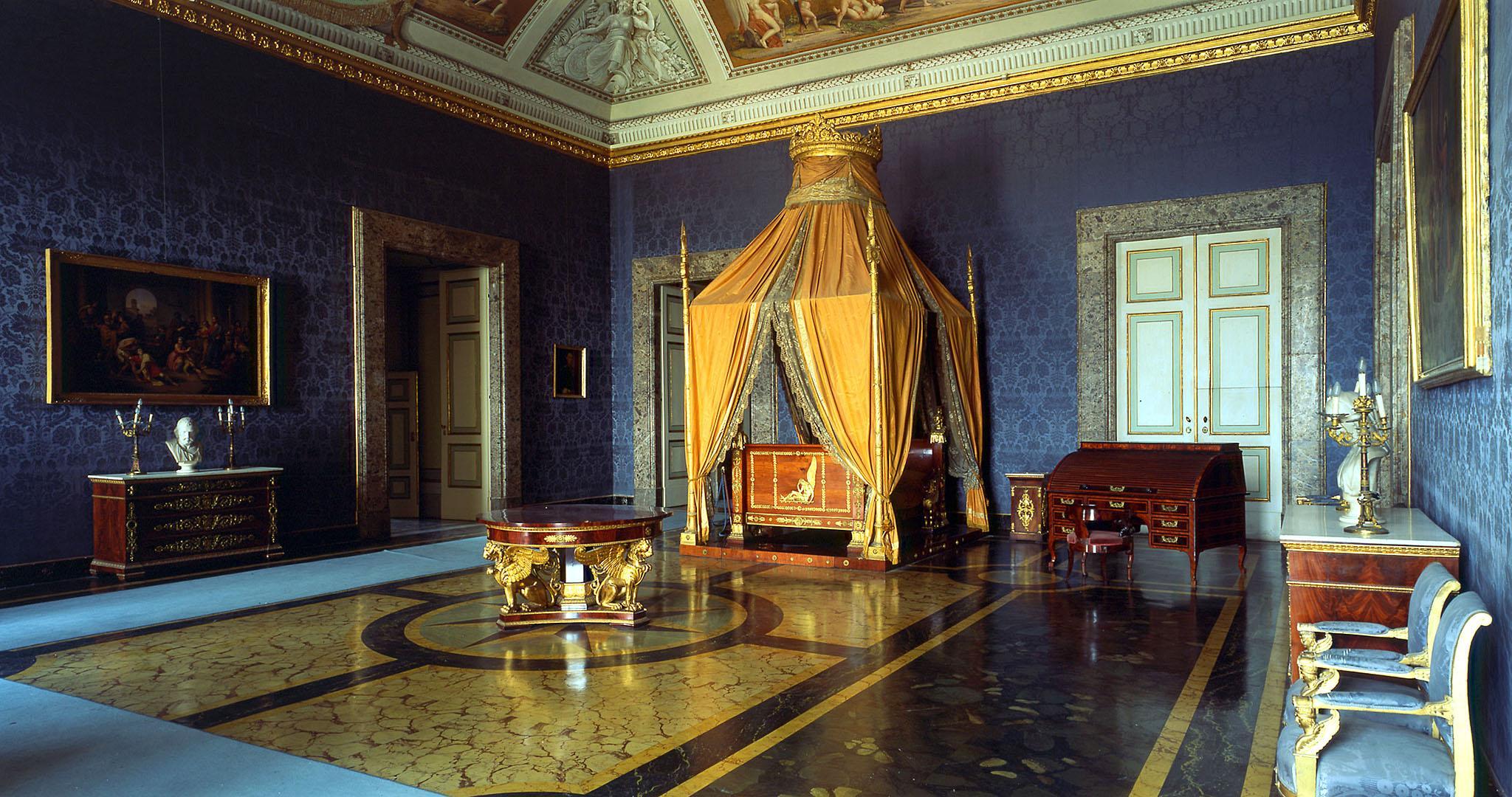 Un interno della reggia di Caserta