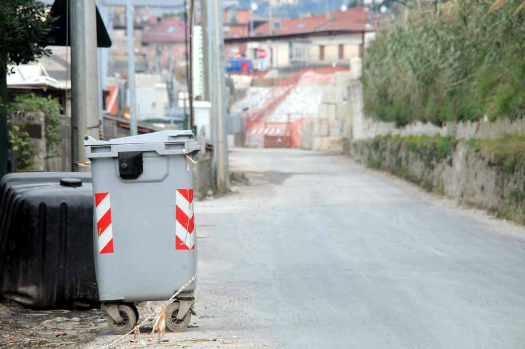 Uno scorcio di via Argine Destro