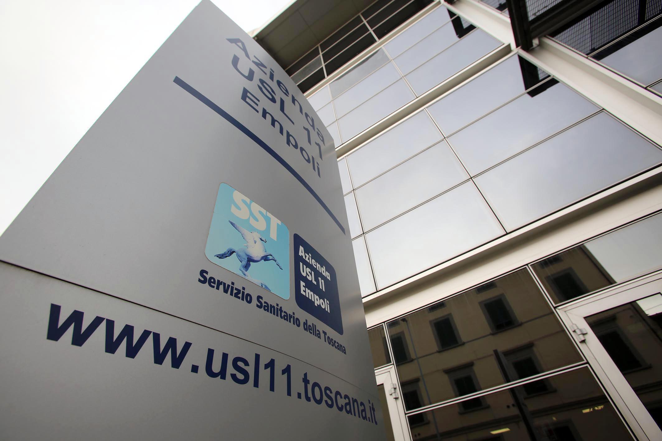 La sede dell'Asl 11 in via dei Cappuccini a Empoli