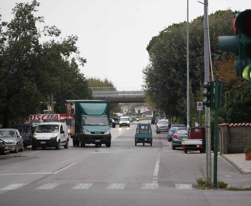 La nuova fognatura insieme alla ciclabile su via Federigi 