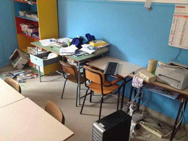 La stanza della scuola elementare dove c'era il computer