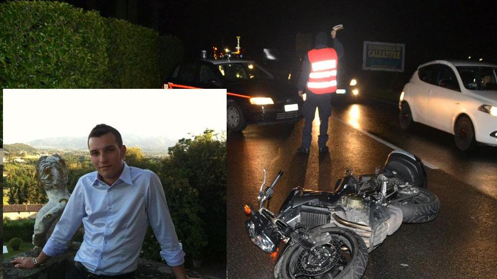 Incidente sulla Pesciatina, muore a 22 anni Mirko Bechelli
