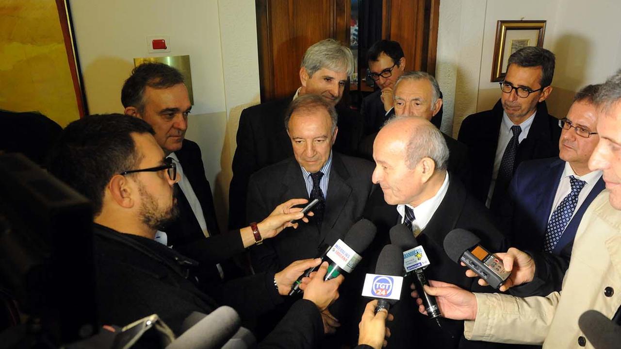 Issad Rebrab in Comune il giorno della presentazione del progetto Cevital