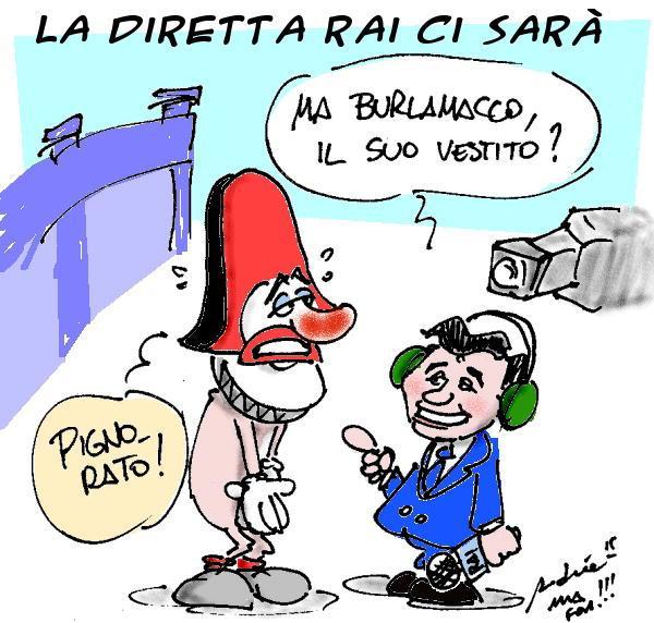 E almeno la diretta Rai non salta 