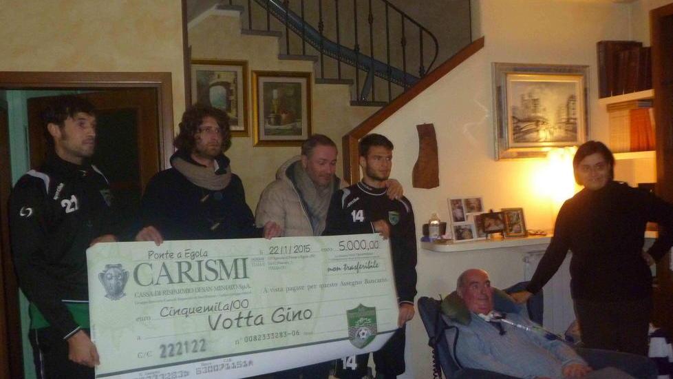 Tuttocuoio, calcio alla Sla aiutando Gino Votta