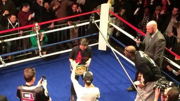 In ginocchio sul ring Floriano “Rocky” «Mi vuoi sposare?»