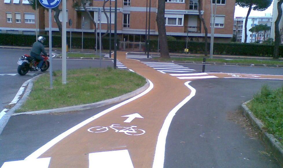 Completata la pista ciclabile ma attenti ai sensi di marcia