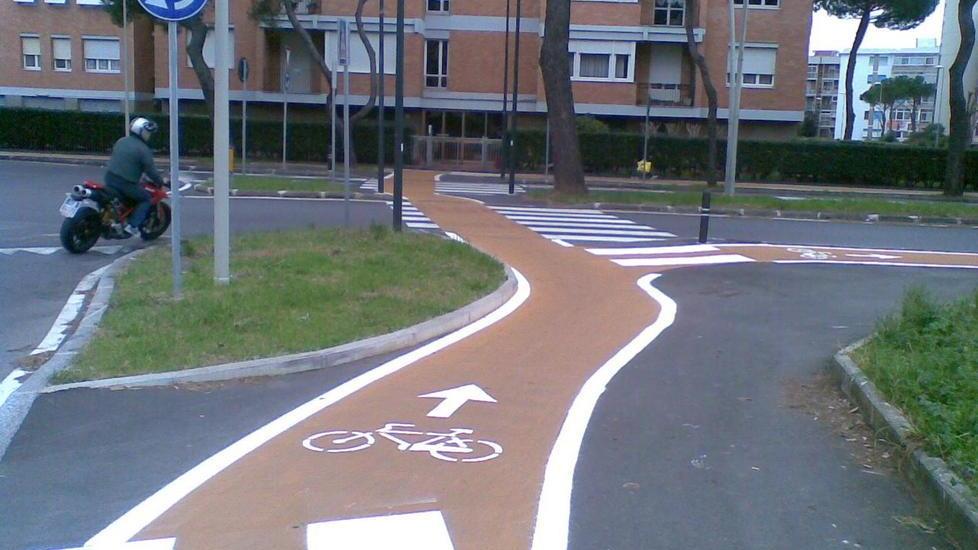 Completata la pista ciclabile ma attenti ai sensi di marcia
